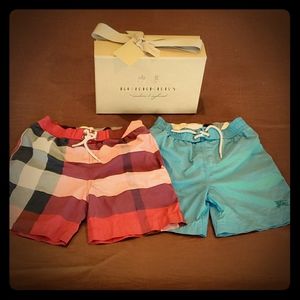 BURBERRY Swim Trunks Bundle with Box Size 6